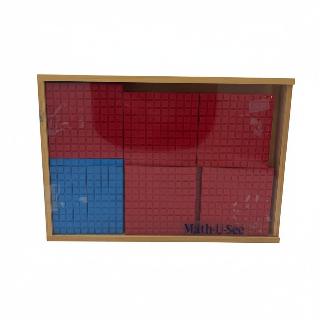 Math-U-See  Integer Block Kit in Boxes w/ Additional tens & ones (2-pc set)