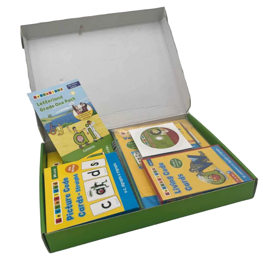 Letterland Grade One Pack Classic (old version, no pocket chart) on a white background.