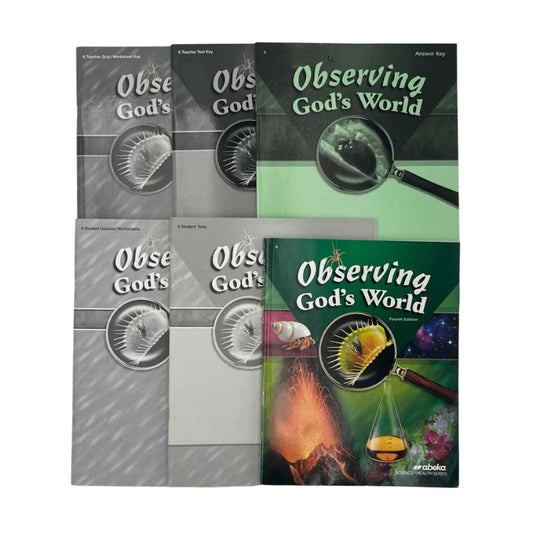 Abeka Observing God's World Science Kit