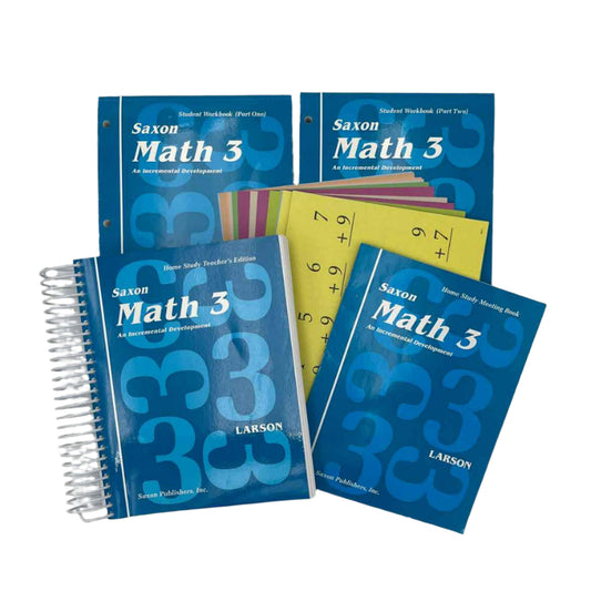 Saxon Math 3 Home Study Kit (some markings)