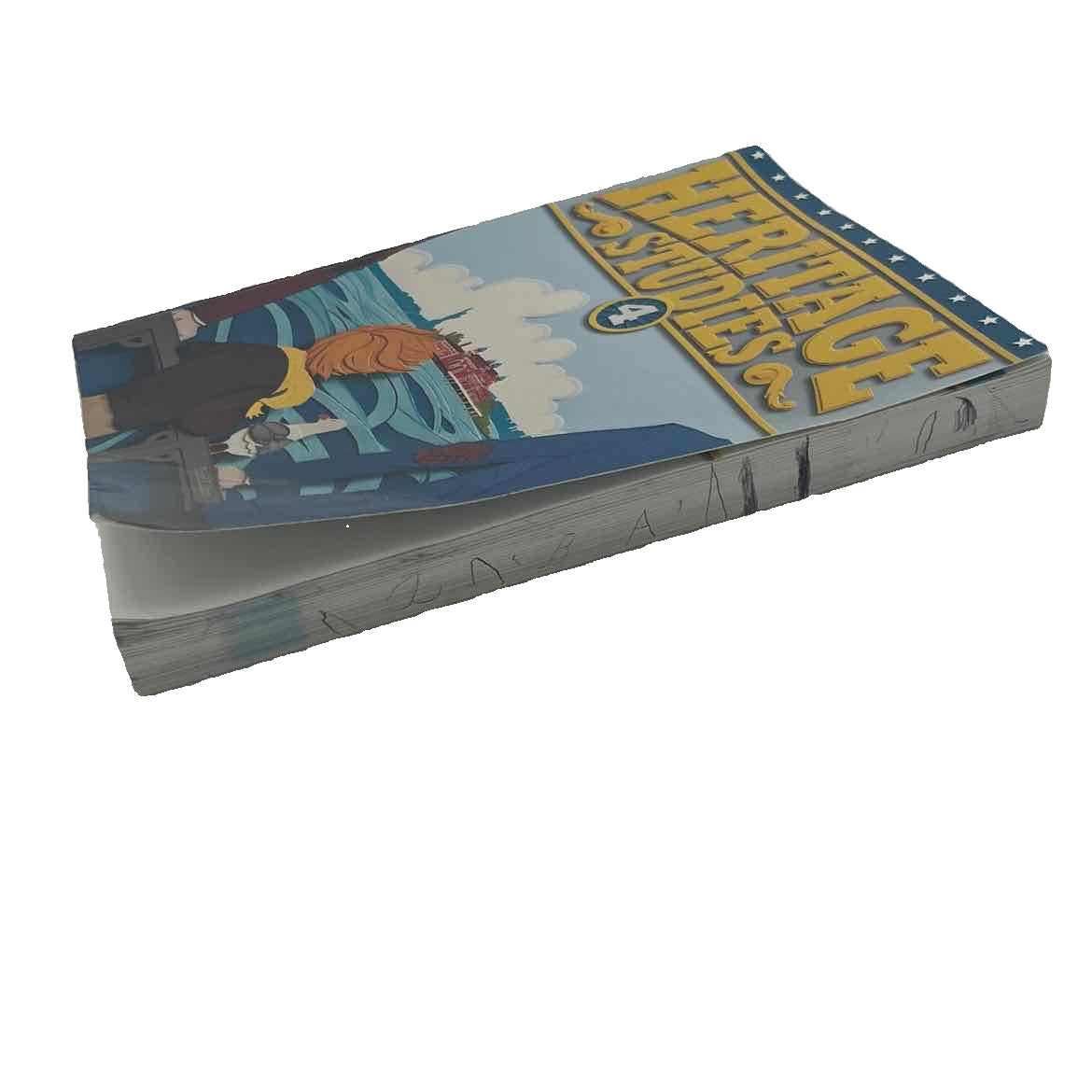 Bob Jones 4th Grade Heritage Studies 4 Student Book (markings on outer edges of pages) 3rd Ed.