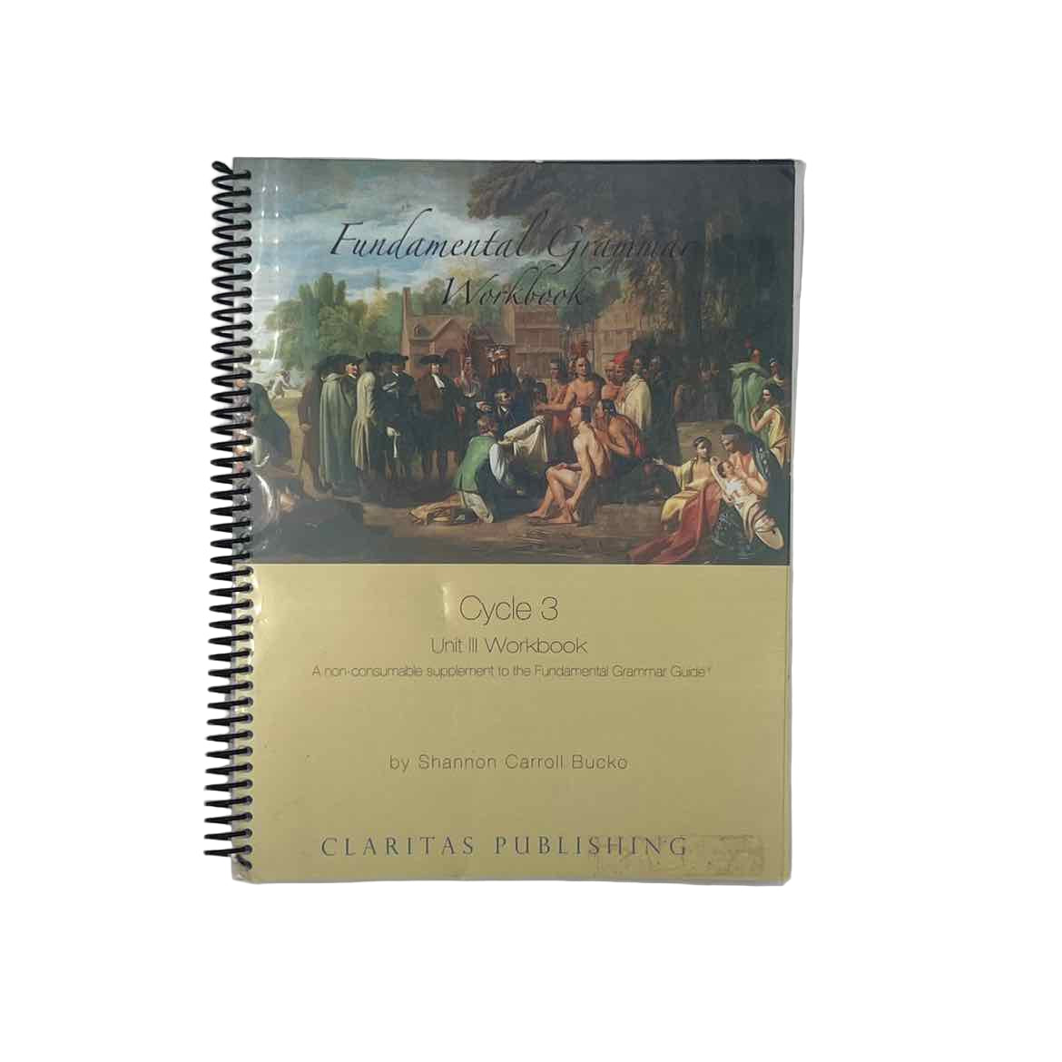 Claritas Publishing Fundamental Grammar Workbook Cycle 3 Unit 3 on a white background.