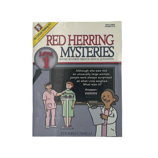 Critical Thinking Books & Software Red Herring Mysteries Level Red Herring Mysteries Level 1 4th-6th Grade Workbook Logic