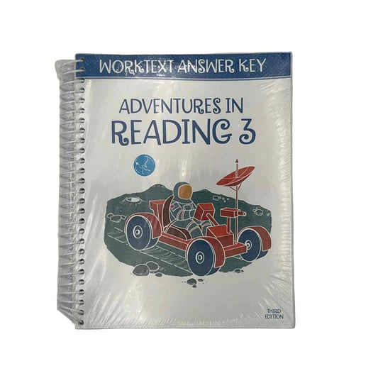 Bob Jones 3rd Grade Adventures in Reading 3 Worktext Answer Key 3rd Ed.