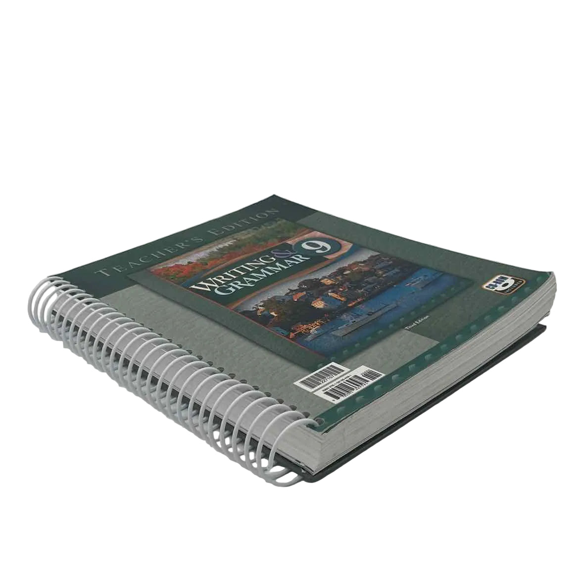 Bob Jones Writing & Grammar 9 Teacher's Edition 3rd Ed. on a white background.