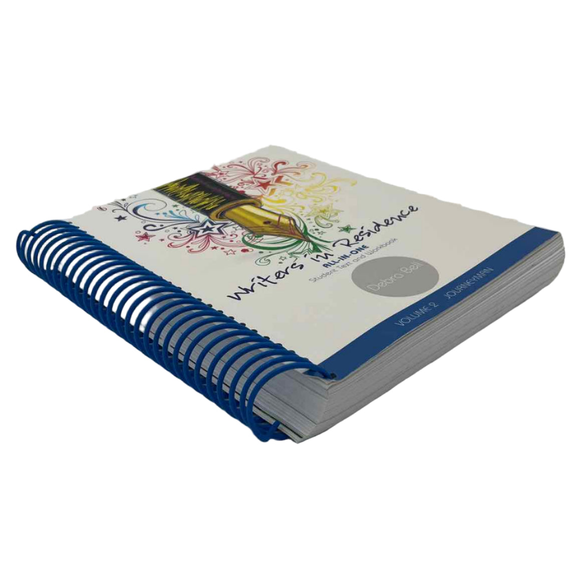 Apologia Writers in Residence Vol. 2 Journeyman All-in-One Student Text & Workbook on a white background.