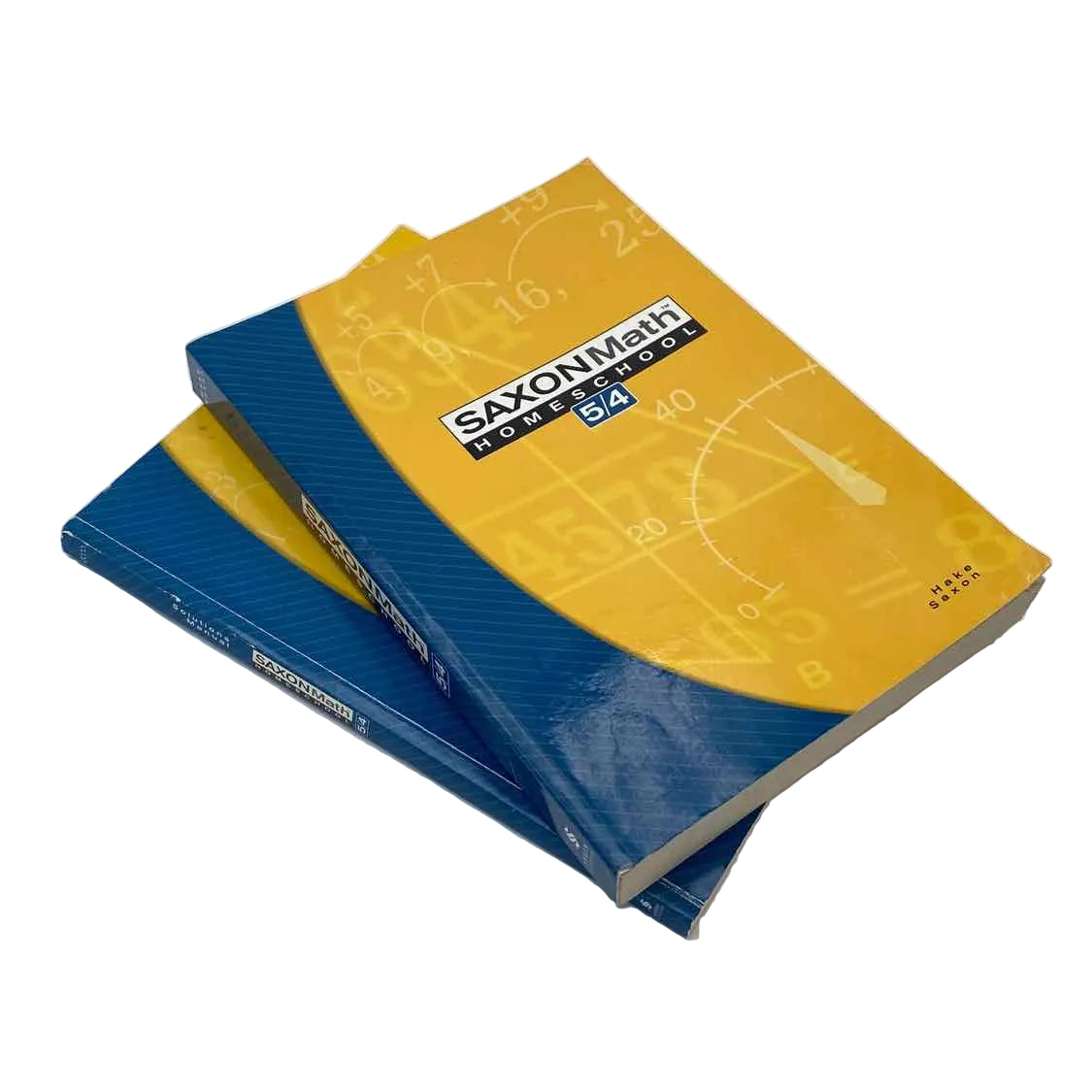 Saxon Math 5/4 Textbook & Solutions Manual 4th Grade Partial Set 3rd Ed. Math Curriculum