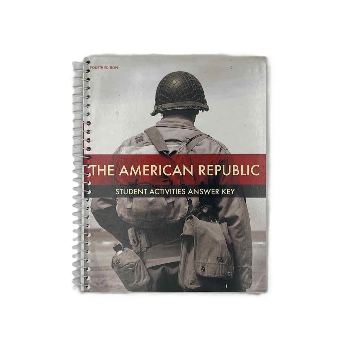 Bob Jones 8th Grade American Republic Activities Answer Key, 4th ed.