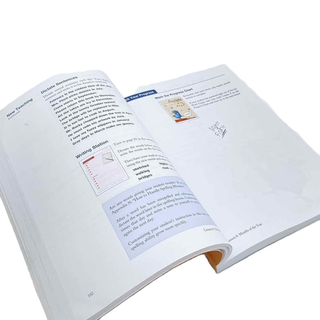 AAS Lvl. 4 Teacher's Manual (some pencil markings) Spelling Curriculum on a white background.