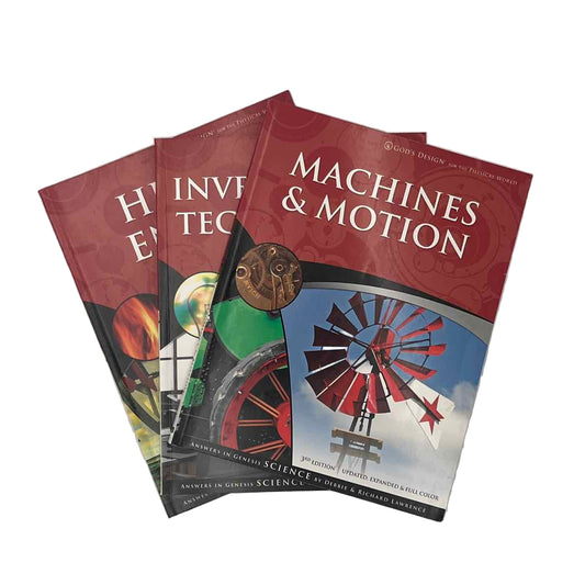 Answers In Genesis 3rd-8th Grade God's Design for the Physical World Textbooks 3rd Ed. Science Curriculum