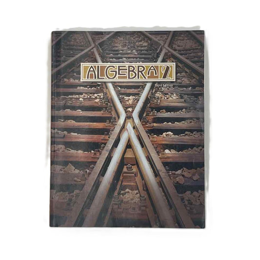 Bob Jones Algebra 2 Student Text 3rd Ed. on a white background.