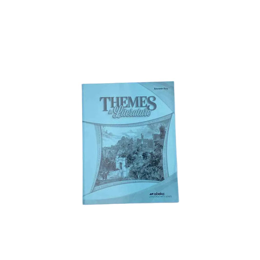 Themes in Literature A Beka 5th Ed. Language Arts Curriculum on a white background.