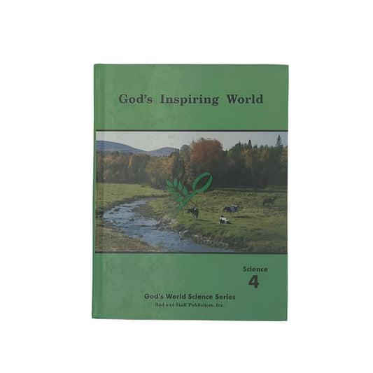 Rod and Staff 4th Grade Science God's Inspiring World Student Book