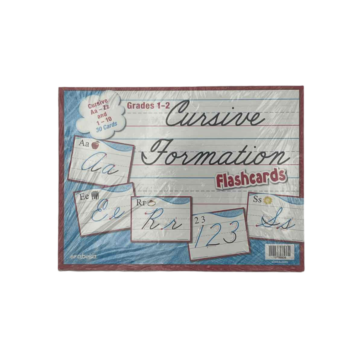 A Beka Grades 1-2 Cursive Formation Flashcards