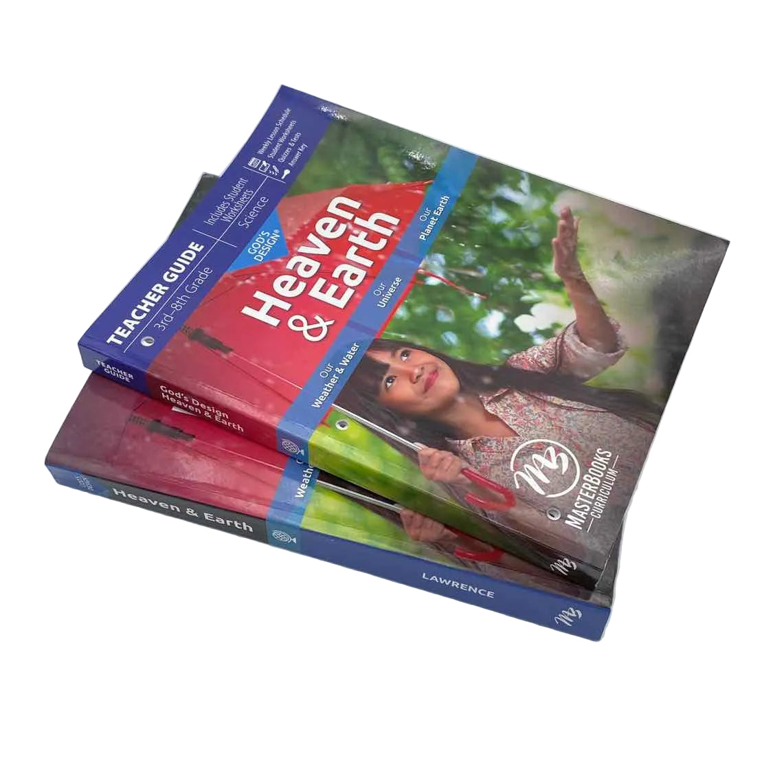 MasterBooks 3rd-8th Grade Complete Set Science Curriculum God's Design Heaven &amp; Earth Student & Teacher Books