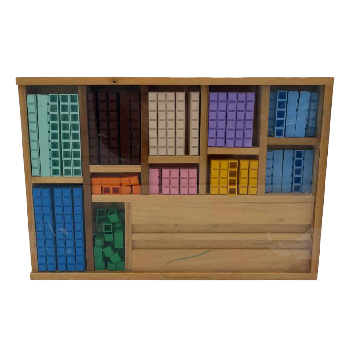 Math-U-See  Integer Block Kit in Boxes w/ Additional tens & ones (2-pc set)