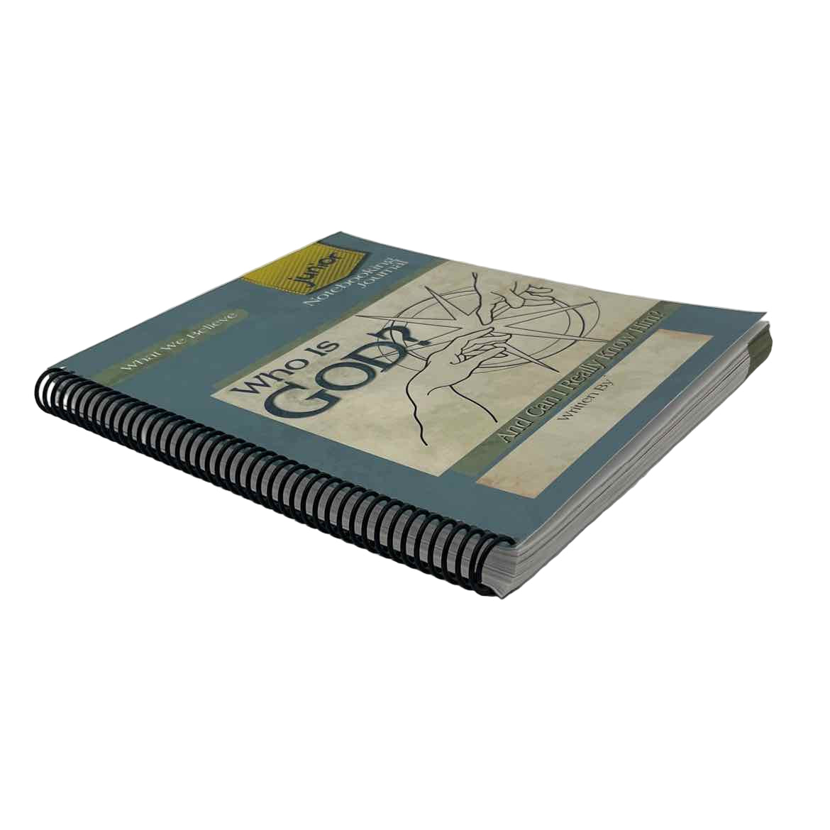 Apologia Elementary Textbook Who Is God? And Can I Really Know Him? Junior Notebooking Journal (5 pgs done)