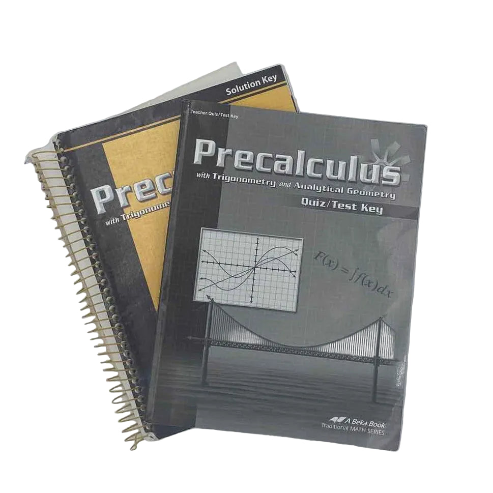 Precalculus Parent Kit (Solution Key and Quiz/Test Key)