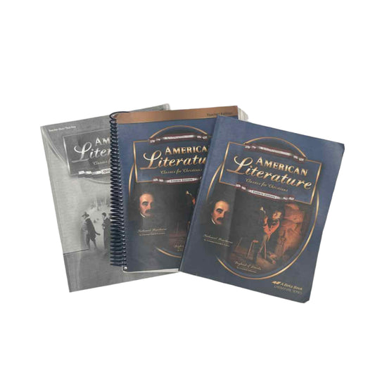 Abeka American Literature Curriculum Set (4 Books)