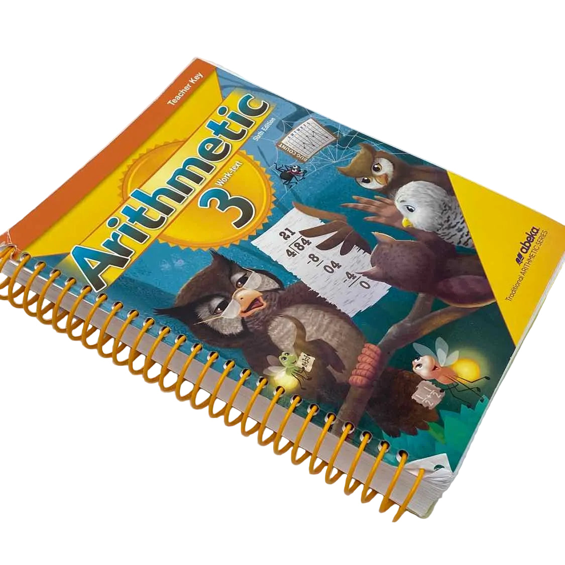 A Beka 3rd Grade Arithmetic 3 Work-Text Teacher Key 6th Ed. Math Curriculum
