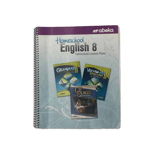 A Beka 8th Grade Homeschool English 8 Curriculum Lesson Plans 6th Ed.