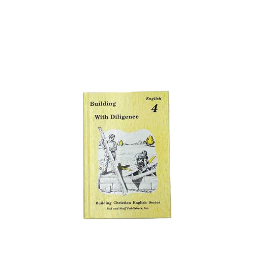 Rod and Staff 4th Grade Student Book English/Grammar Curriculum on a white background.