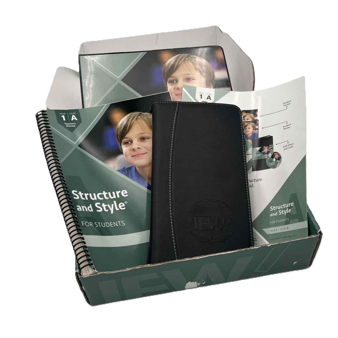 IEW 3rd-5th Grade Structure & Style Year 1 Level A Basic DVD Set on a white background.