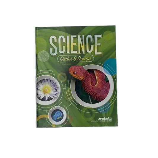 A Beka 7th Grade Student Book 2nd Ed. Science Curriculum on a white background.