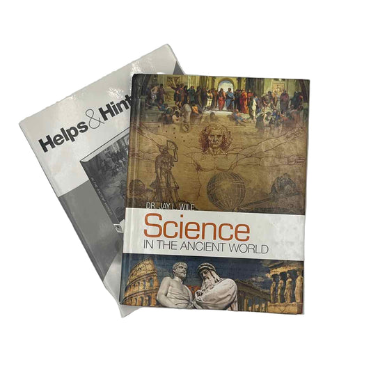 Berean Builders Science in the Ancient World Text & Helps & Hints Book Elementary Complete Set Jay Wile