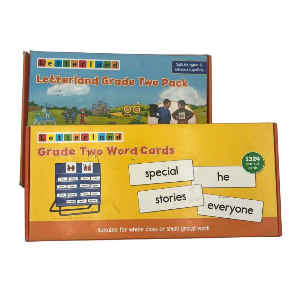 Letterland Grade Two Pack Classic (old version, no pocket chart) on a white background.