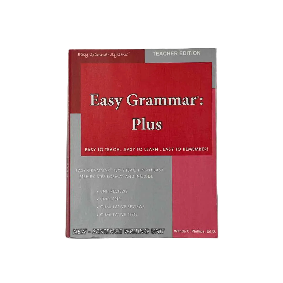Easy Grammar Easy Grammar Plus Teacher's Ed. on a white background.