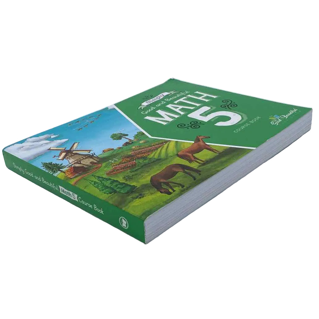 The Good & The Beautiful Course Book: Math 5 (completed through lesson 3)