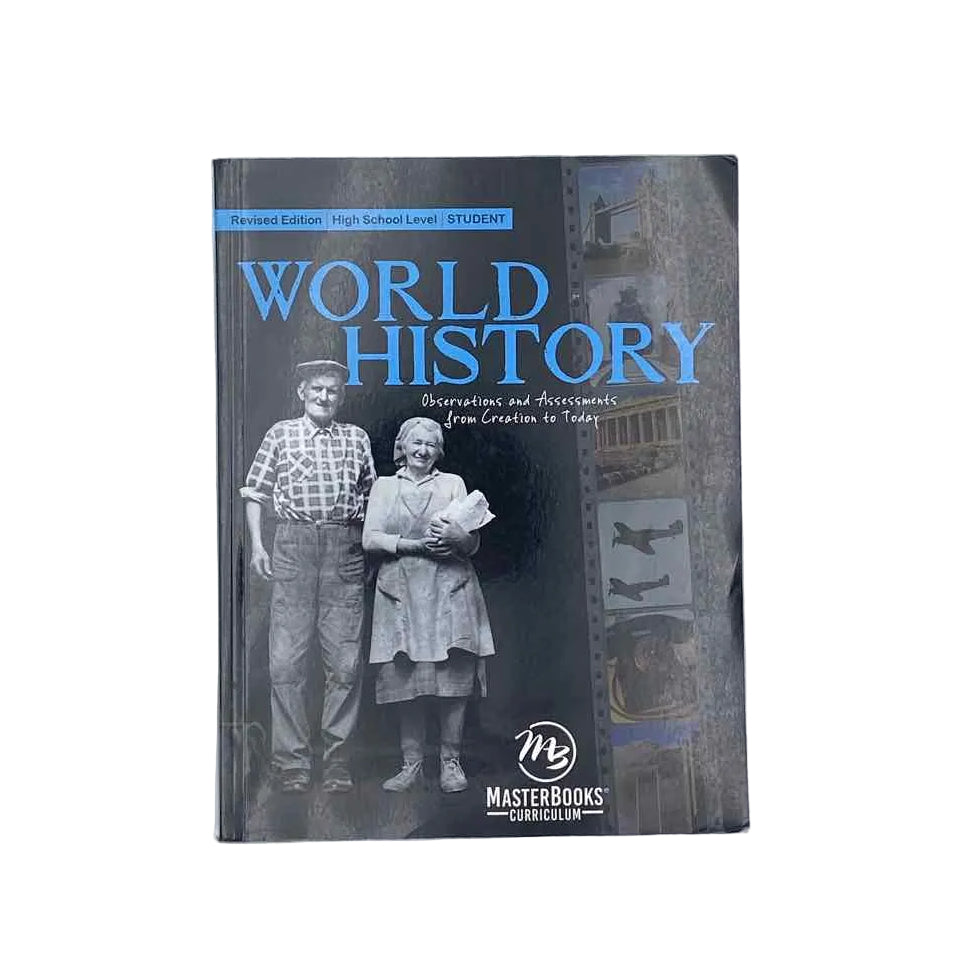 MasterBooks Highschool Student Book Revised Ed. History Curriculum World History