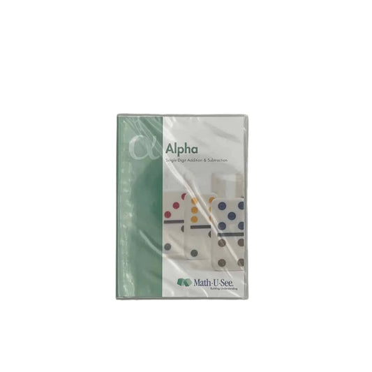 Math-U-See 1st Grade Alpha Instruction DVD *NEW*