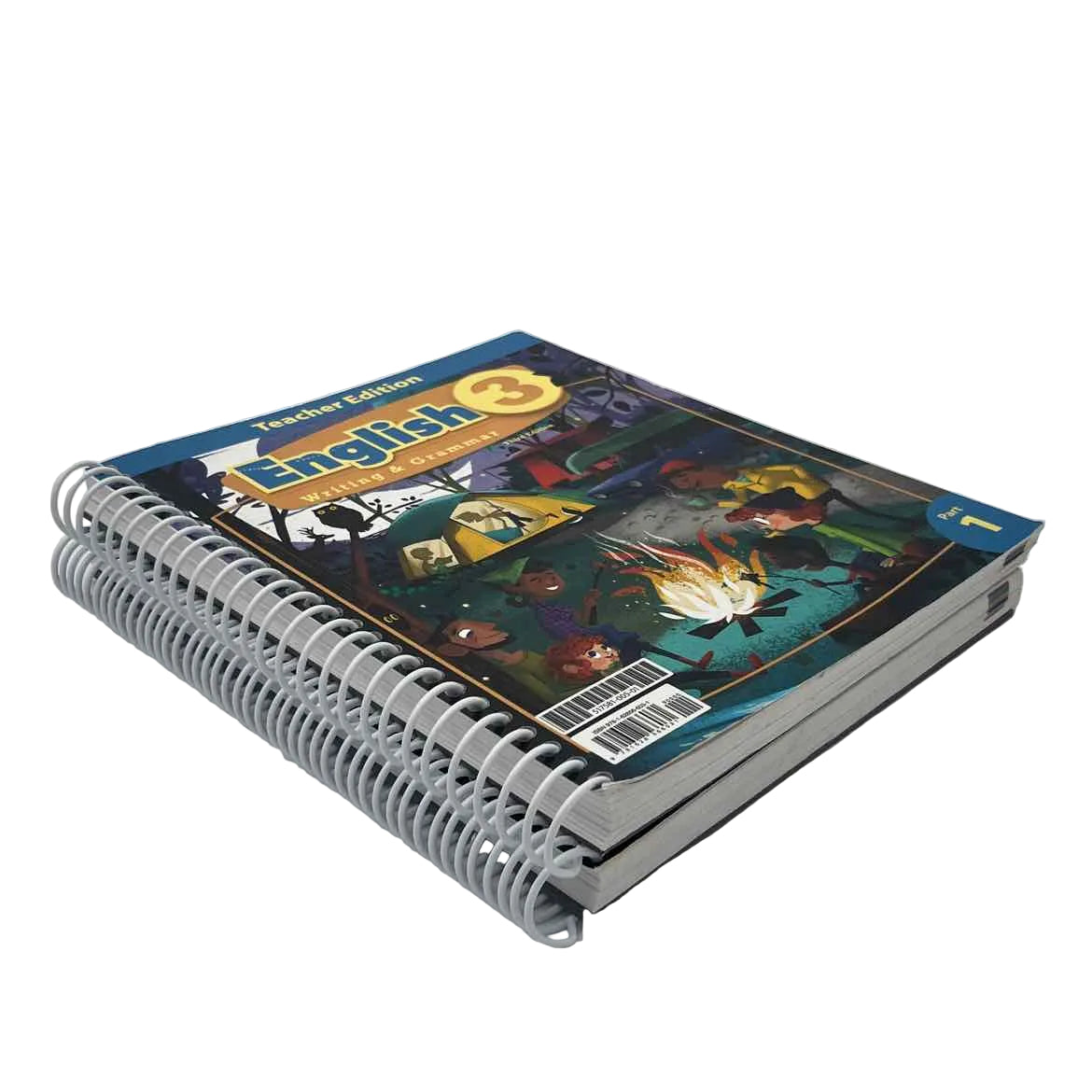 BJU Press English Grade 3 Teacher's Edition on a white background.