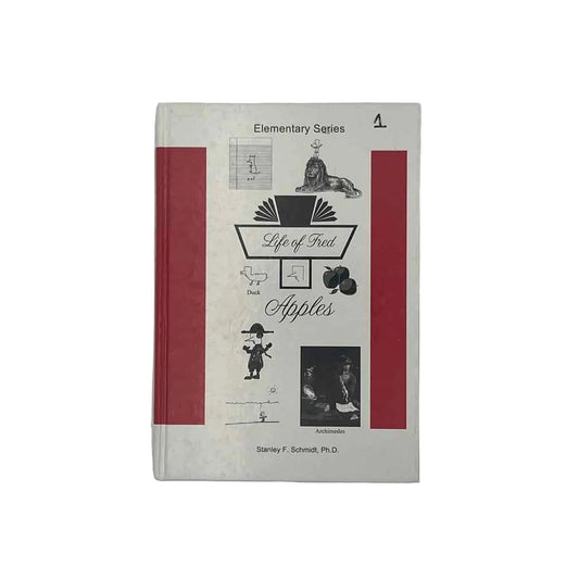 Life of Fred Elementary Series Apples (Gr. 1-4) on a white background.