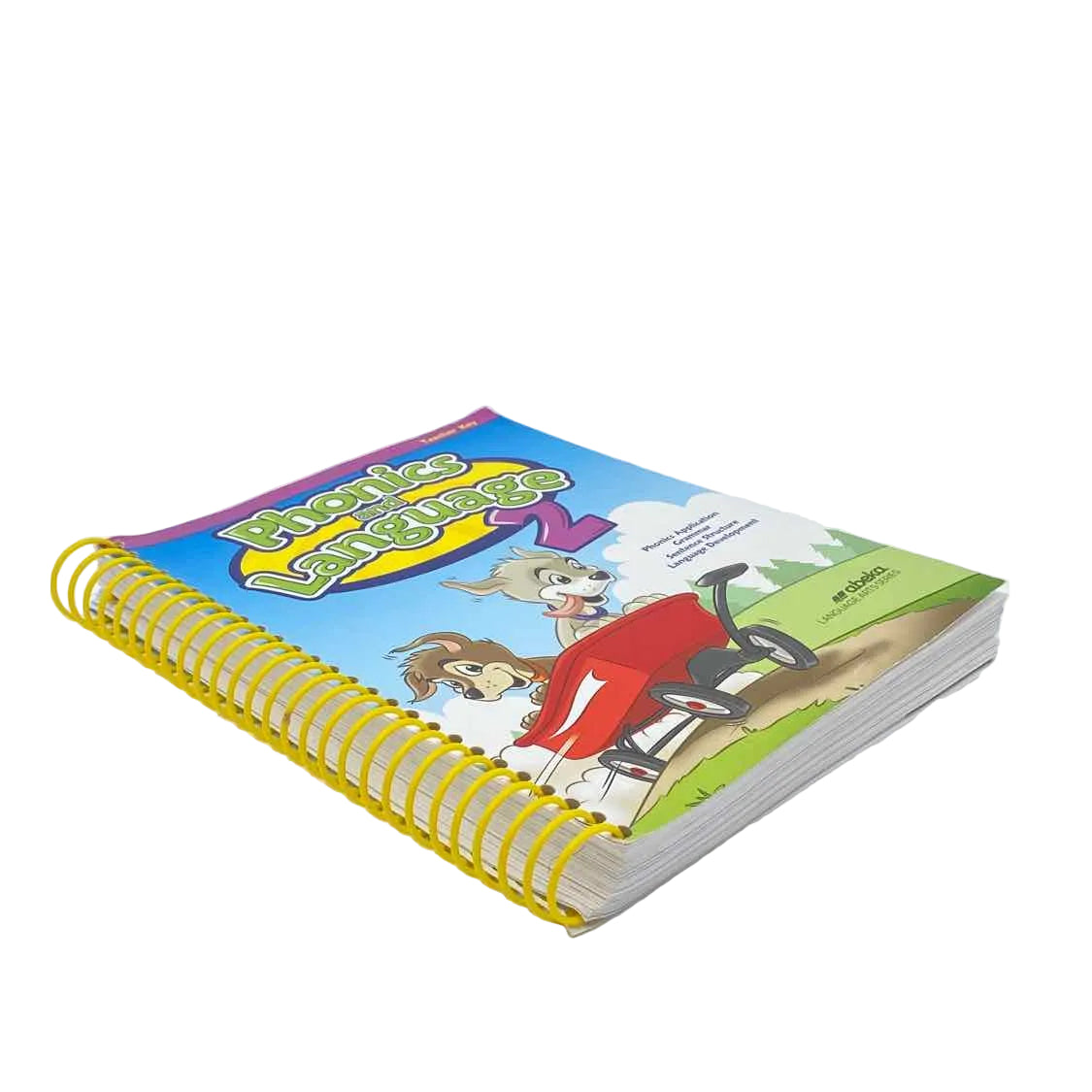 A Beka 2nd Grade Teacher Book 1st Ed. Language Arts Curriculum on a white background.