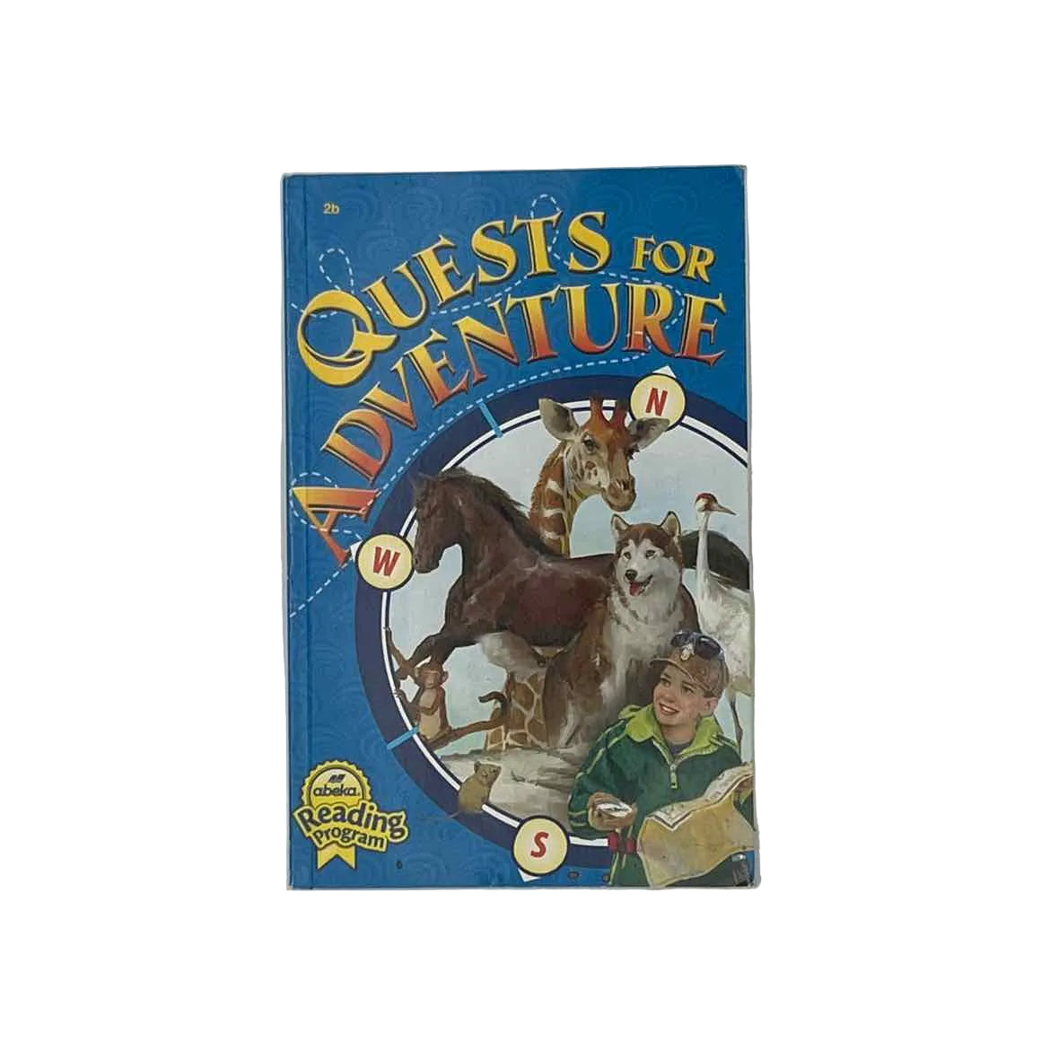 A Beka Quests for Adventure Reader 2b on a white background.