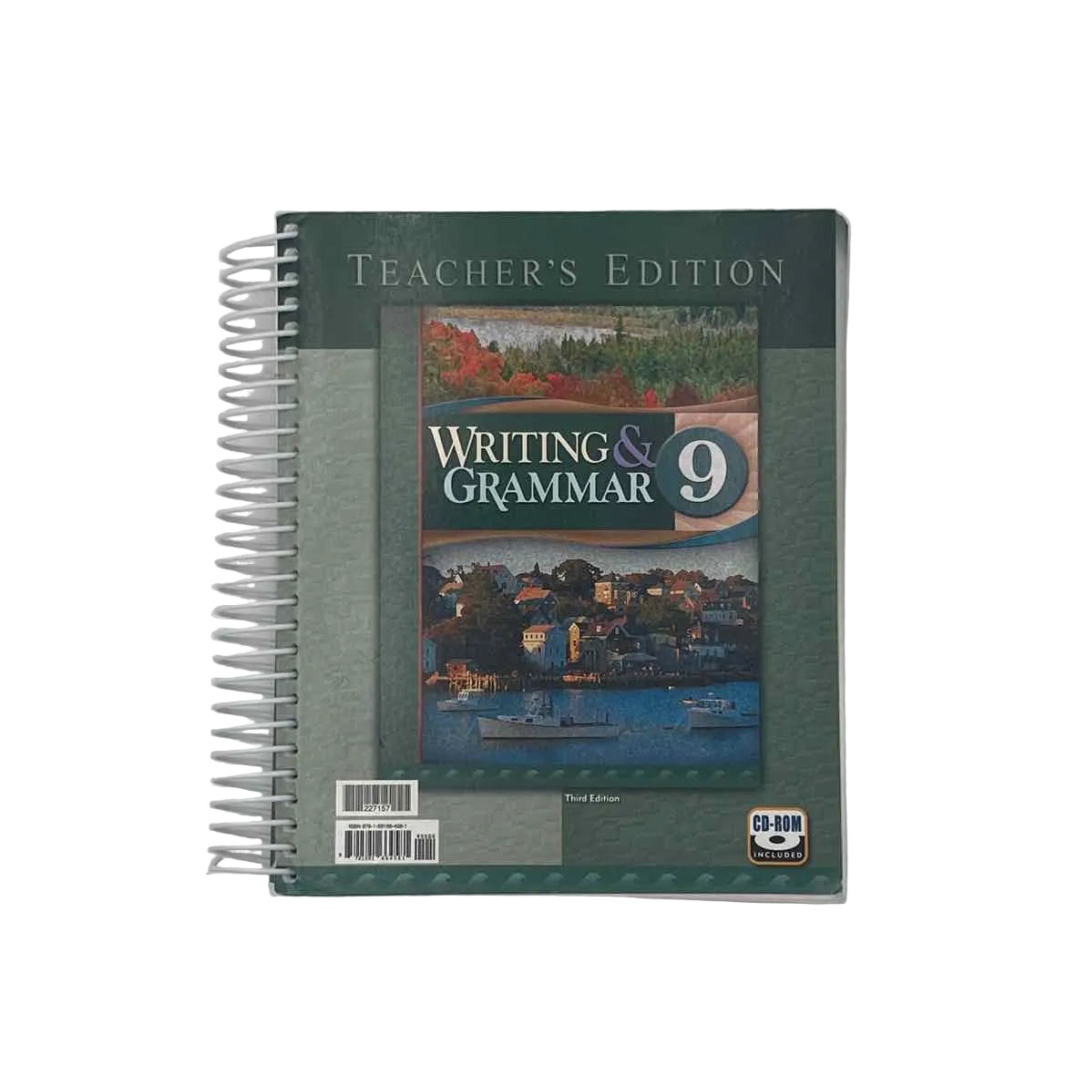Bob Jones Writing & Grammar 9 Teacher's Edition 3rd Ed. on a white background.