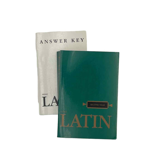 8th-12th Grade Henle Latin Second Year Text 2-pc Set