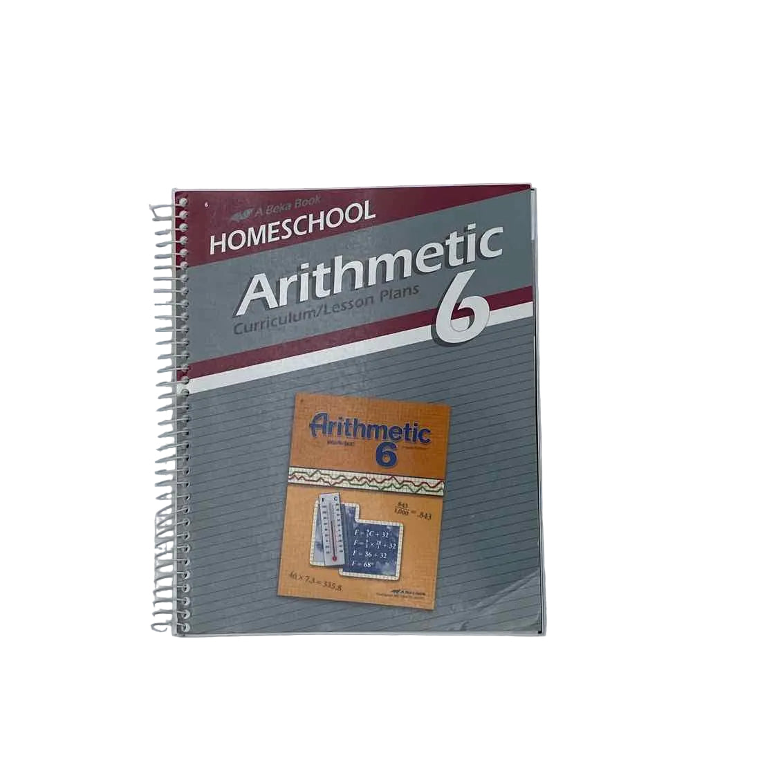 A Beka 6th Grade Lesson Plan Book Math Curriculum