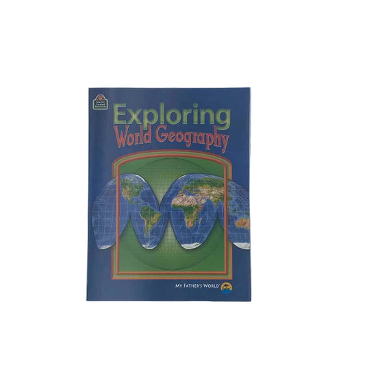 My Father's World Geography Curriculum on a white background.