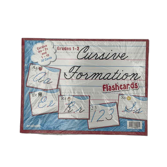 A Beka Grades 1-2 Cursive Formation Flashcards *NEW*