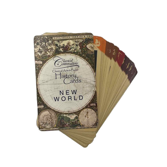 Classical Conversations Classical Acts & Facts History Cards New World