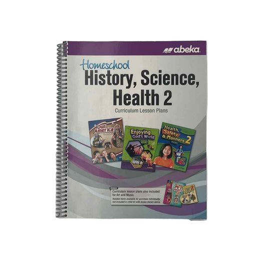 A Beka 2nd Grade History, Science, Health 2 Curriculum Lesson Plans