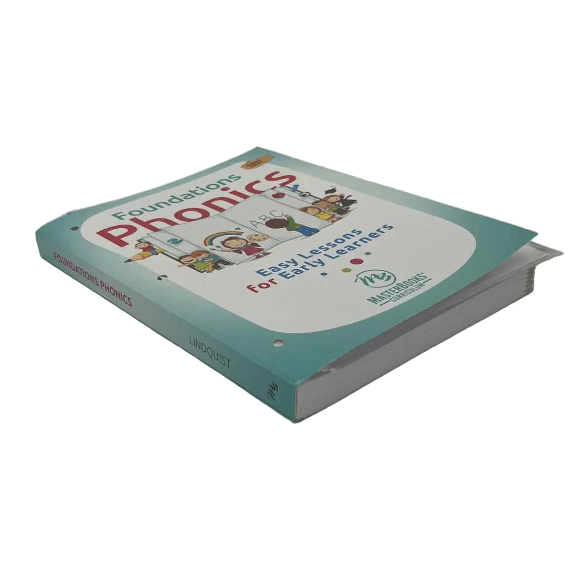 MasterBooks Foundations Phonics (pgs 1-30 removed but included in sleeves) on a white background.