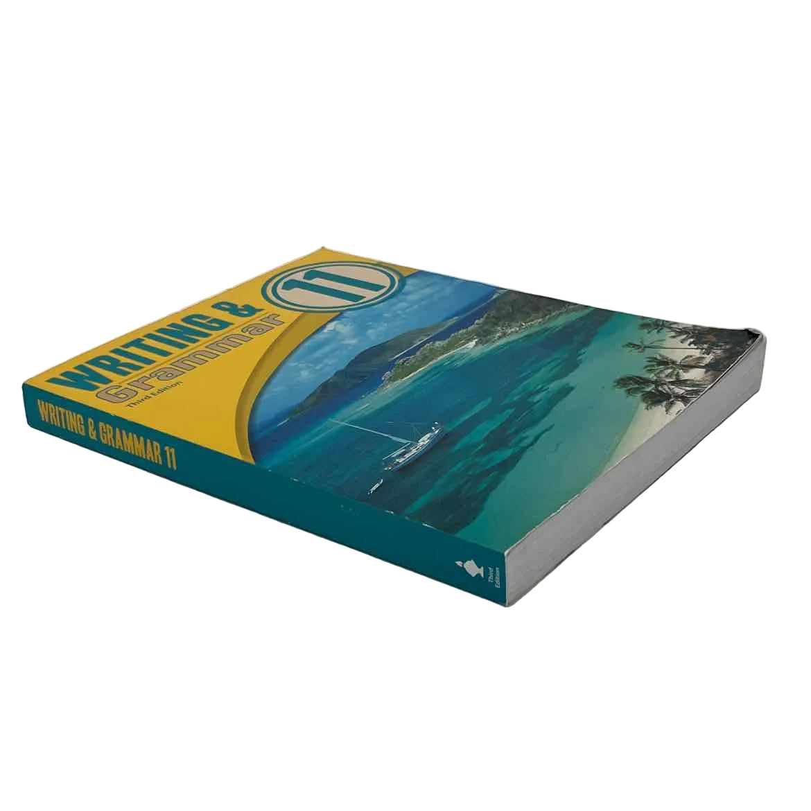 Bob Jones Writing & Grammar 11 Student Worktext on a white background.