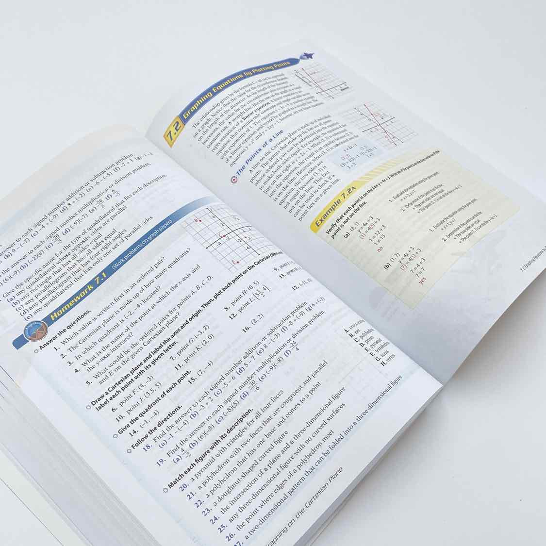 A Beka 8th Grade Pre-Algebra Work-Text Student Book 4th Ed. Math Curriculum