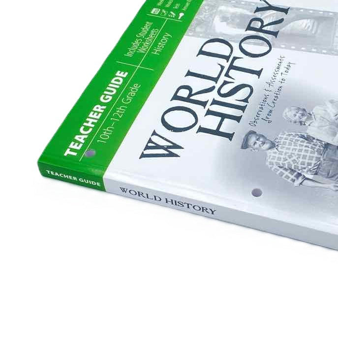 World History - Observations & Assessments from Creation to Today Teacher Guide