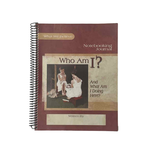 Apologia Who Am I? And What Am I Doing Here? Notebooking Journal Elementary Student Book Bible Curriculum